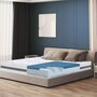 Voir la diapositive 1 : THE WHITE STONE Matelas à mémoire de Forme 70 x 140 | Hauteur 22 cm | Propriétés orthopédiques Auto-modelantes | Produit en Italie
