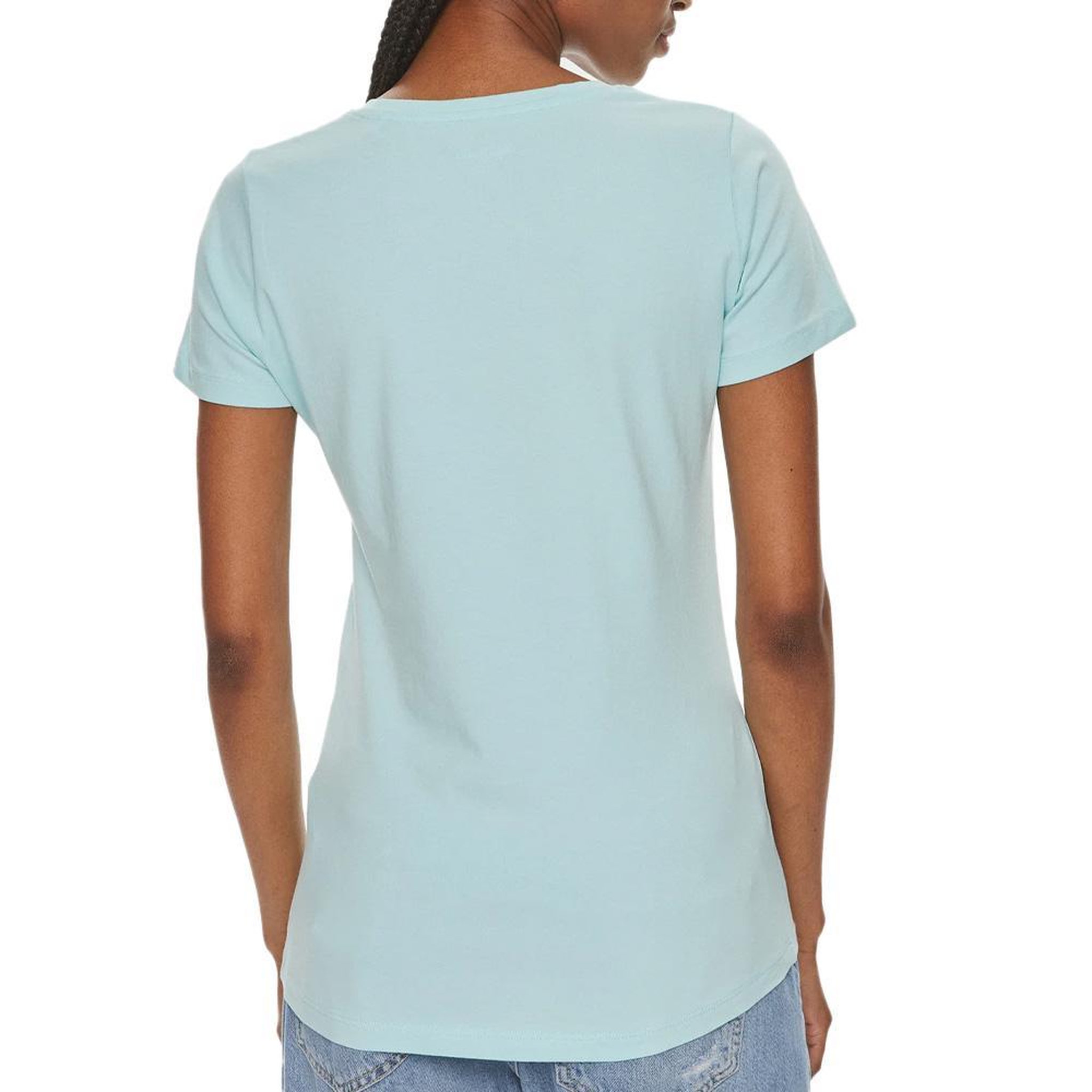 Voir la diapositive 2 : Pepe Jeans T-shirt Bleu Ciel Femme Pepe jeans New Virginia