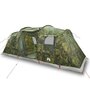 Voir la diapositive 2 : VIDAXL Tente de camping tunnel 4 personnes camouflage impermeable