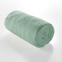 Voir la diapositive 3 : Paris Prix Drap Housse en Gaze de Coton  Angelia  160x200cm Vert Sauge