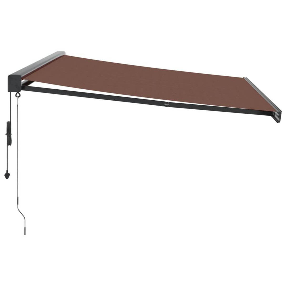 VIDAXL Auvent retractable automatique marron 450x300 cm