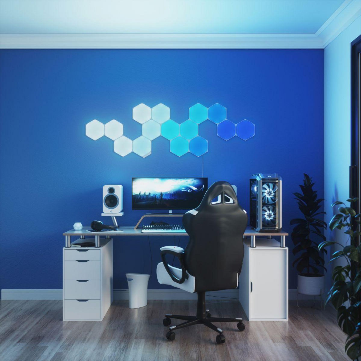 NANOLEAF Panneaux lumineux Shapes Hexagons Expansion -3pcs