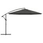 Voir la diapositive 3 : VIDAXL Parasol de jardin en porte-a-faux et poteau en aluminium