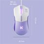 Voir la diapositive 5 : SKILLKORP Souris Gamer Filaire M5 VIOLET Access