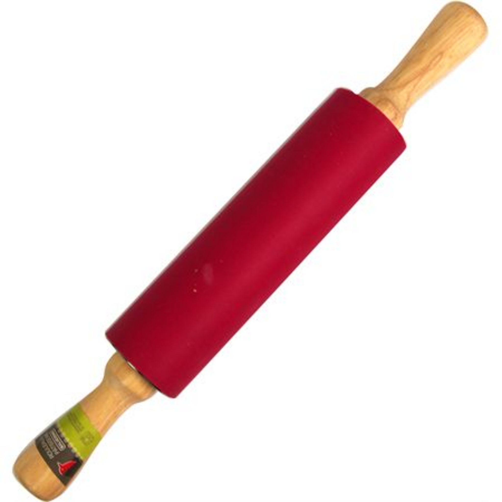 Rouleau à Pâtisserie Silicone Anti-adhésif Rouge - Outil Laminage Pâte