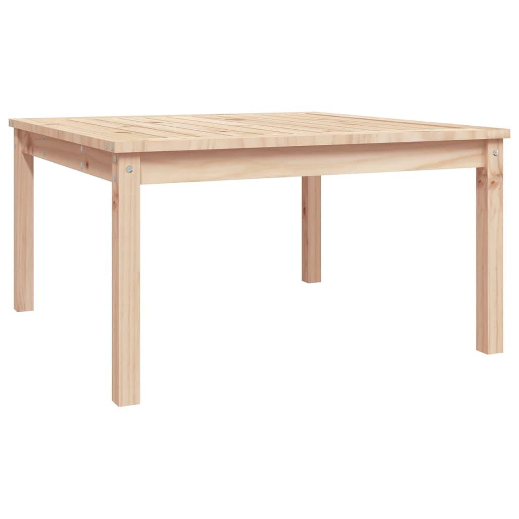 Voir la diapositive 2 : VIDAXL Table de jardin 82,5x82,5x45 cm bois massif de pin