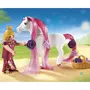 PLAYMOBIL 6856 - Princess - Calèche royale avec cheval à coiffer