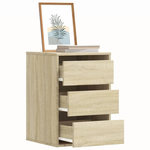 VIDAXL Commode d'angle chene sonoma 40x41x58 cm bois d'ingenierie
