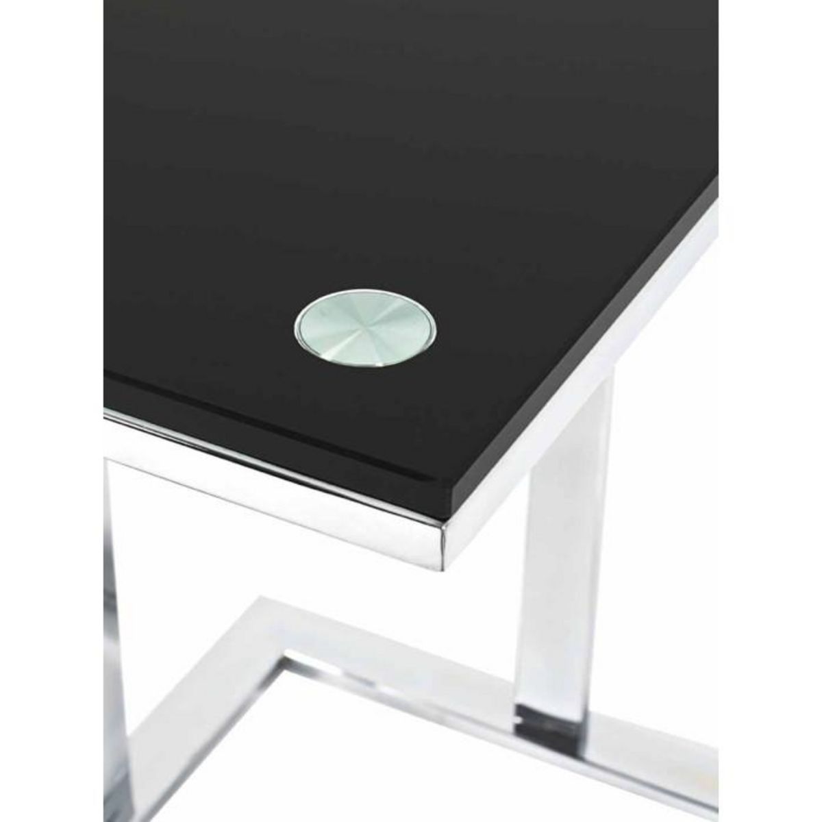 Paris Prix Table d'Appoint Design  Henia  58cm Noir