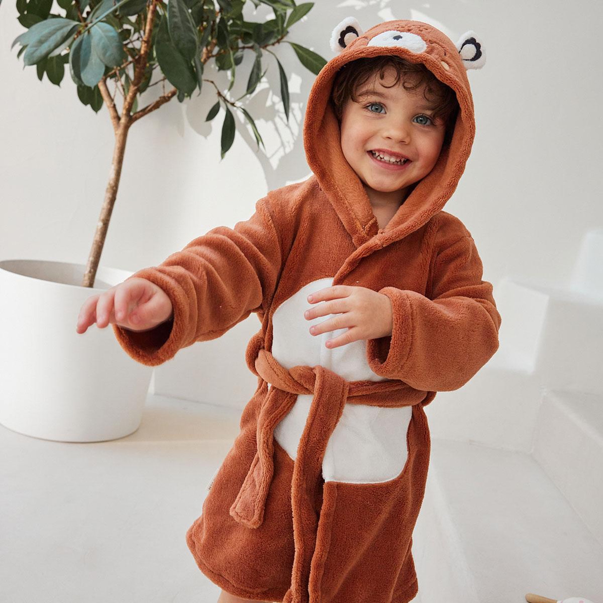 Voir la diapositive 4 : Petit Béguin Robe de chambre bébé Gao