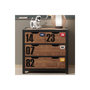 Voir la diapositive 3 : Paris Prix Commode 3 Tiroirs  Alex  83cm Marron & Noir