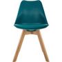 Voir la diapositive 3 :  Lot de 4 Chaises Design  Baya  81cm Bleu