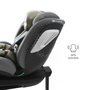 Voir la diapositive 5 : KINDERKRAFT Kinderkraft I-360 2 PLUS, siège auto 4 en 1, 40-150 cm, installation ISOFIX facile, 5 positions d'assise, de 0 à 36 kg, EASY SPIN 360° pour un chargement et un déchargement faciles, Gris
