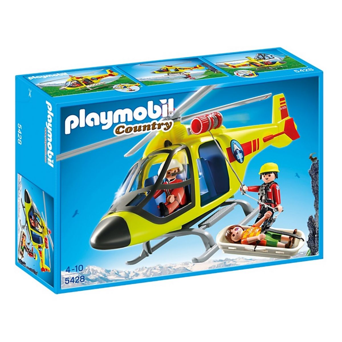 PLAYMOBIL 5428 Hélicoptère de secours en montagne