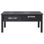 Voir la diapositive 3 : VIDAXL Table basse Noir 100x50x45 cm Bois