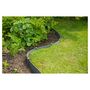 Voir la diapositive 3 : NATURE Bordure de jardin - PE recyclé épaisseur 3 mm, gris - H15 cm x 40 m