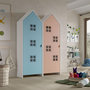 Voir la diapositive 2 : Paris Prix Pack - 2 Armoires Enfant  Casami Bruges  171cm Bleu & Rose