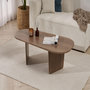 Voir la diapositive 3 : Habitat et Jardin Table basse en bois  Ovalis  - 130 x 65 x 40 cm - Noyer