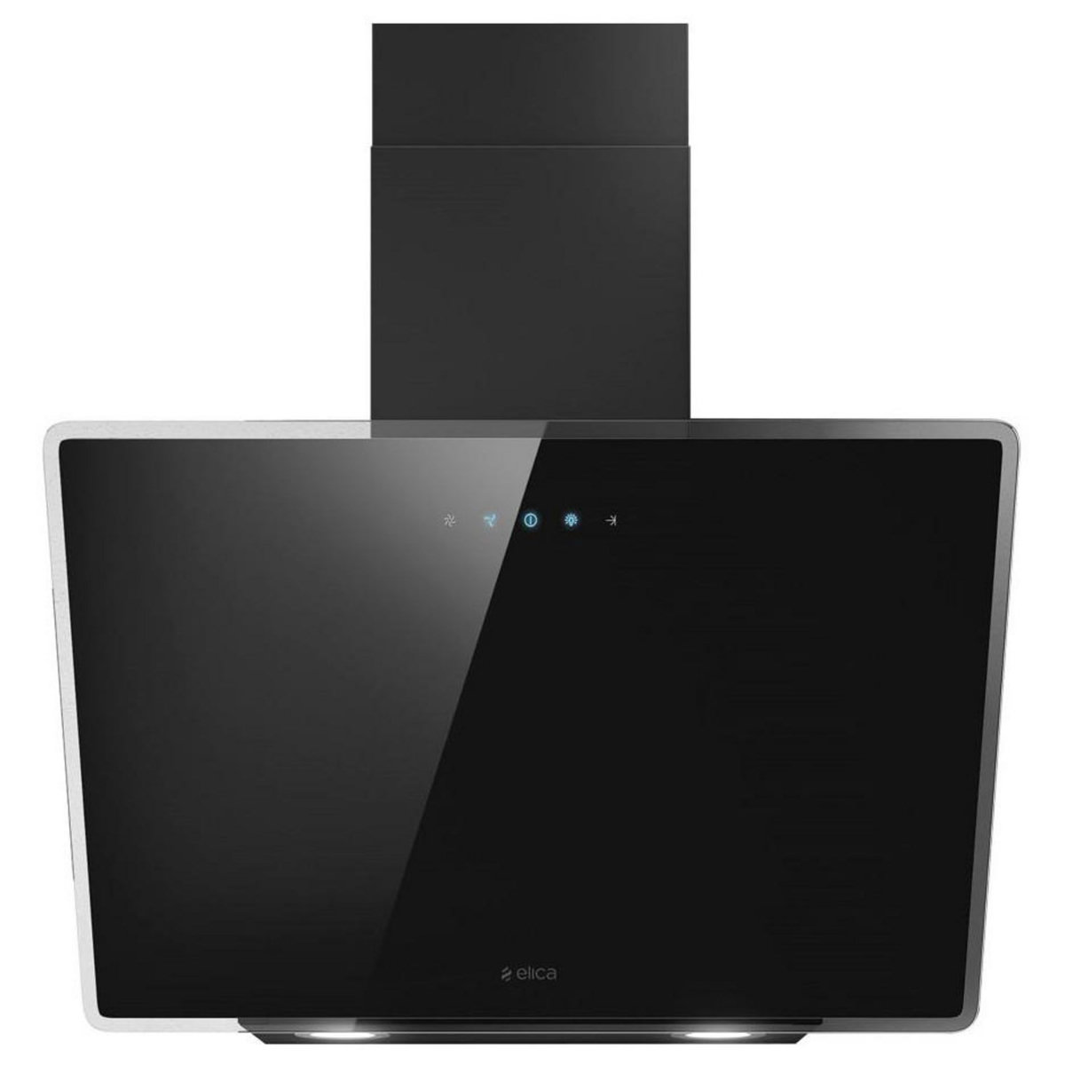 ELICA Hotte décorative inclinée 60cm 613m3/h noir - prf0119819