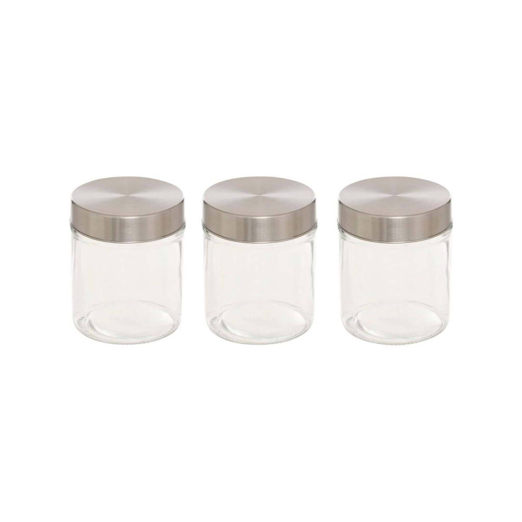 FIVE Lot de 3 bocaux de conservation  nixo  0,7l transparent