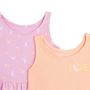 Voir la diapositive 3 : IN EXTENSO Lot de 2 robes bébé fille