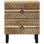 Voir la diapositive 4 : VIDAXL Tables de chevet 2 pcs noir bois de manguier massif brut
