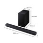 Voir la diapositive 5 : Samsung Barre de son 3.1 370w bluetooth noir - HWB66CF