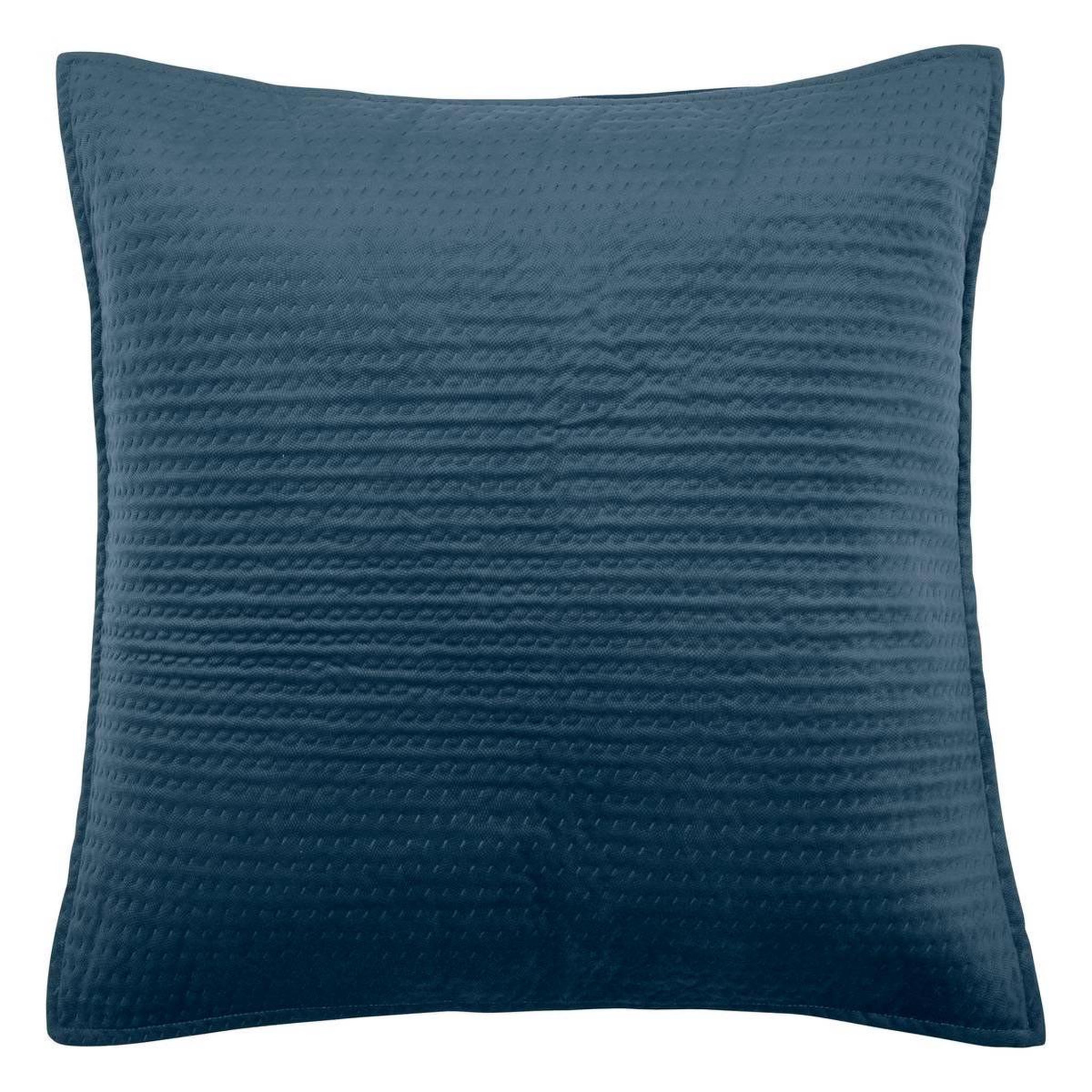 Voir la diapositive 3 : ATMOSPHERA Dessus de lit & 2 taies  lilou  240x260cm bleu égéen