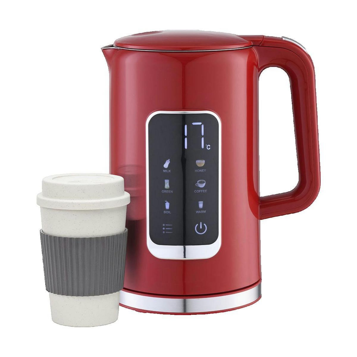 PLATINET Bouilloire Platinet numérique acier inoxydable