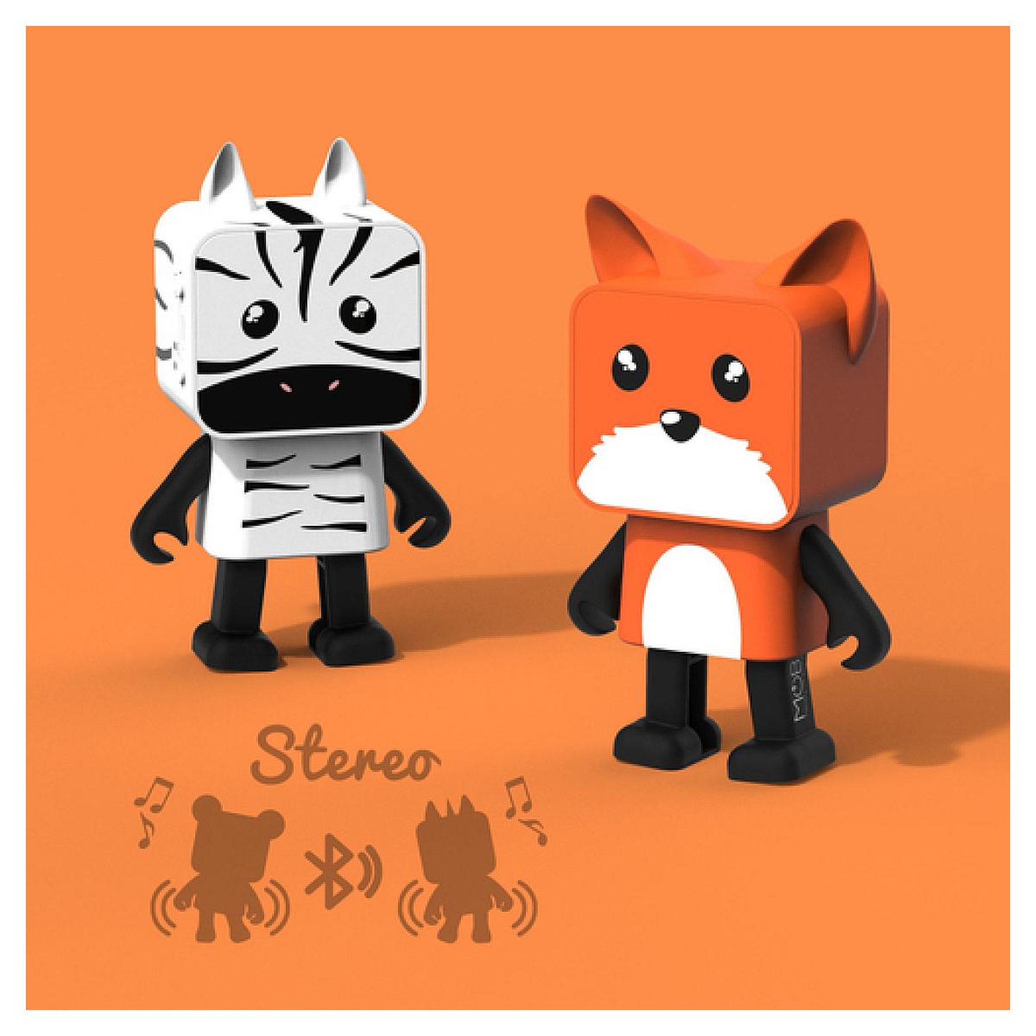 Voir la diapositive 5 : Mob Enceinte - Dancing Animals - Renard
