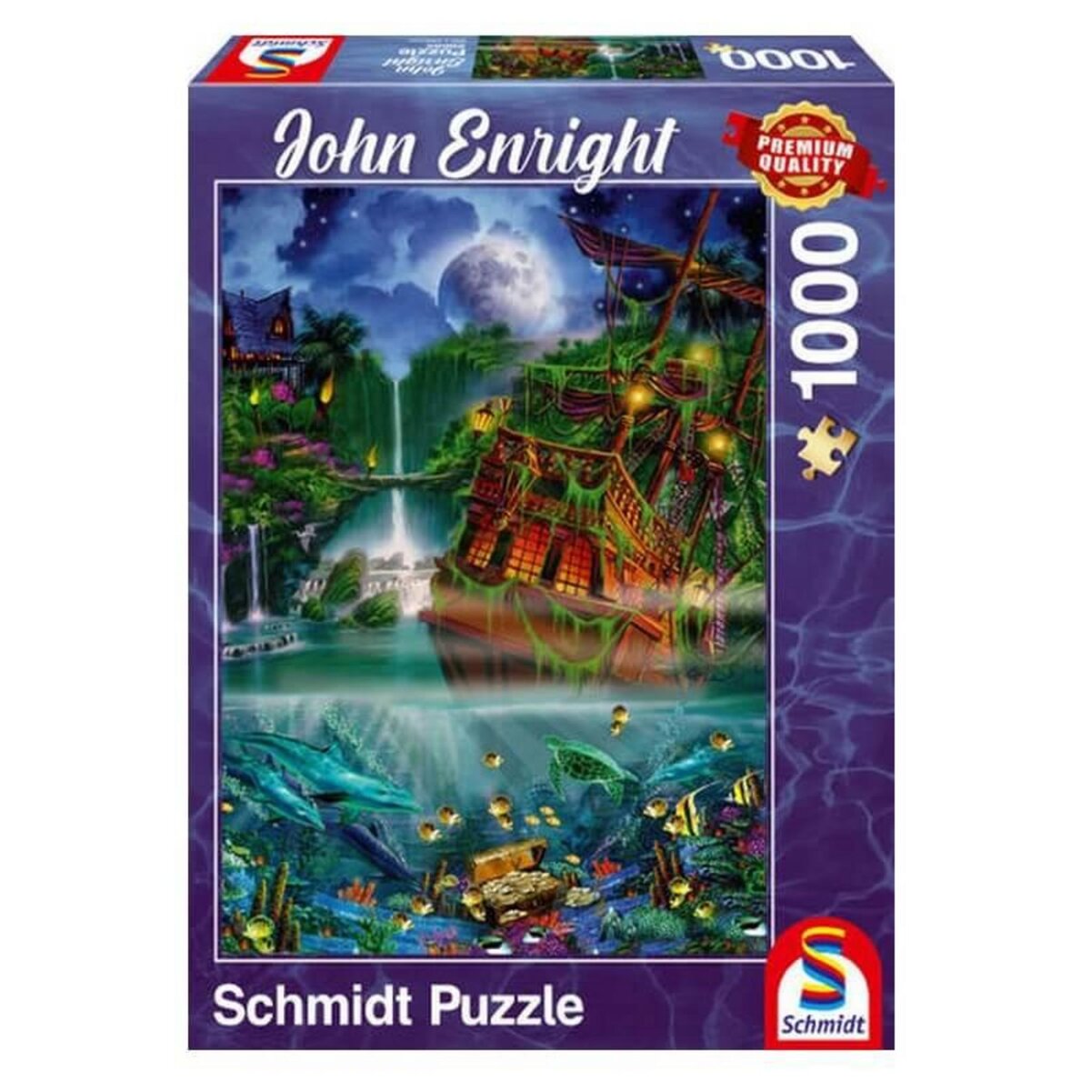 Schmidt Puzzle 1000 pièces : Trésor englouti, John Enright