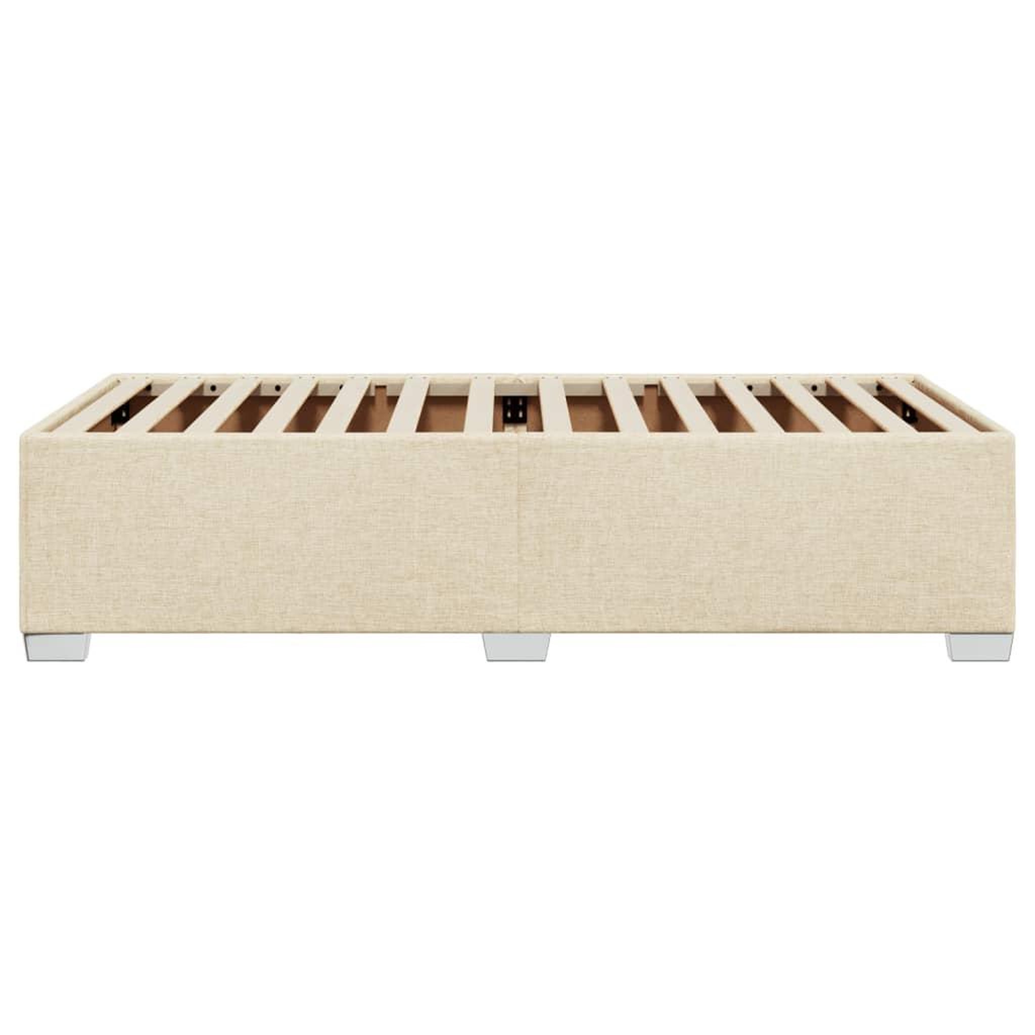 Voir la diapositive 5 : VIDAXL Cadre de lit sans matelas creme 80x200 cm tissu