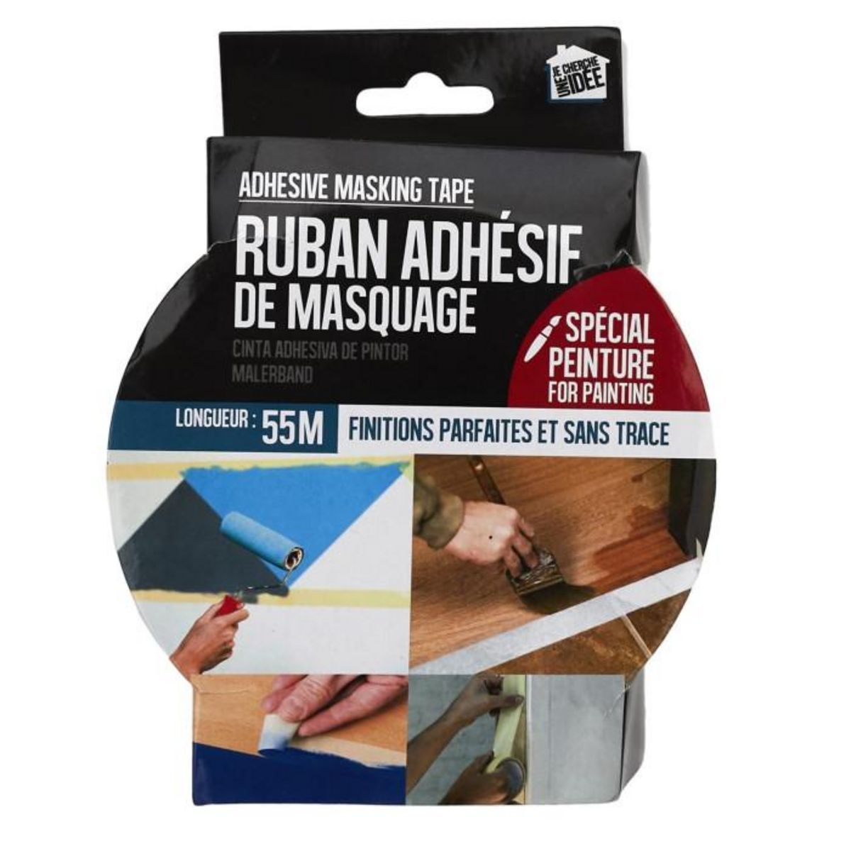 Paris Prix Ruban Adhésif de Masquage  Peinture  55m Blanc