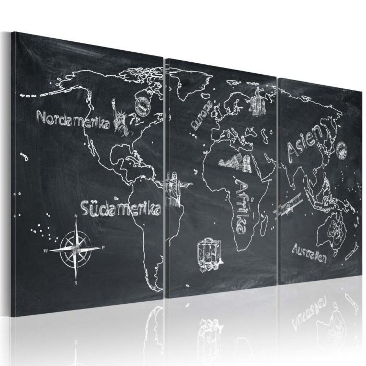 Paris Prix Tableau Imprimé  Voyageur Curieux Allemagne