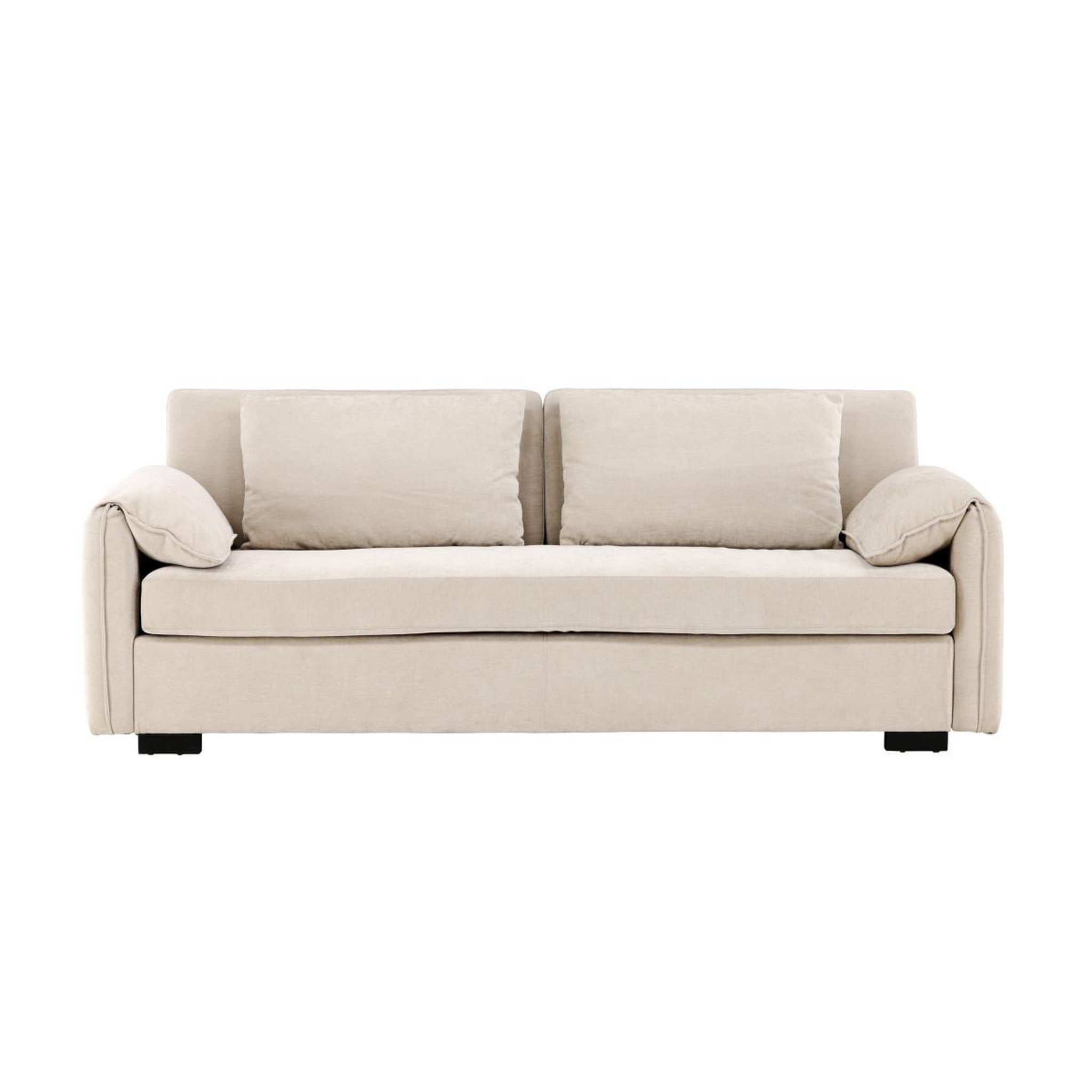 Voir la diapositive 2 : Paris Prix Canapé droit 3 places  malva  230cm beige