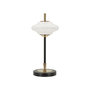 Voir la diapositive 1 : Paris Prix Lampe à Poser  Vintage  46cm Blanc & Noir