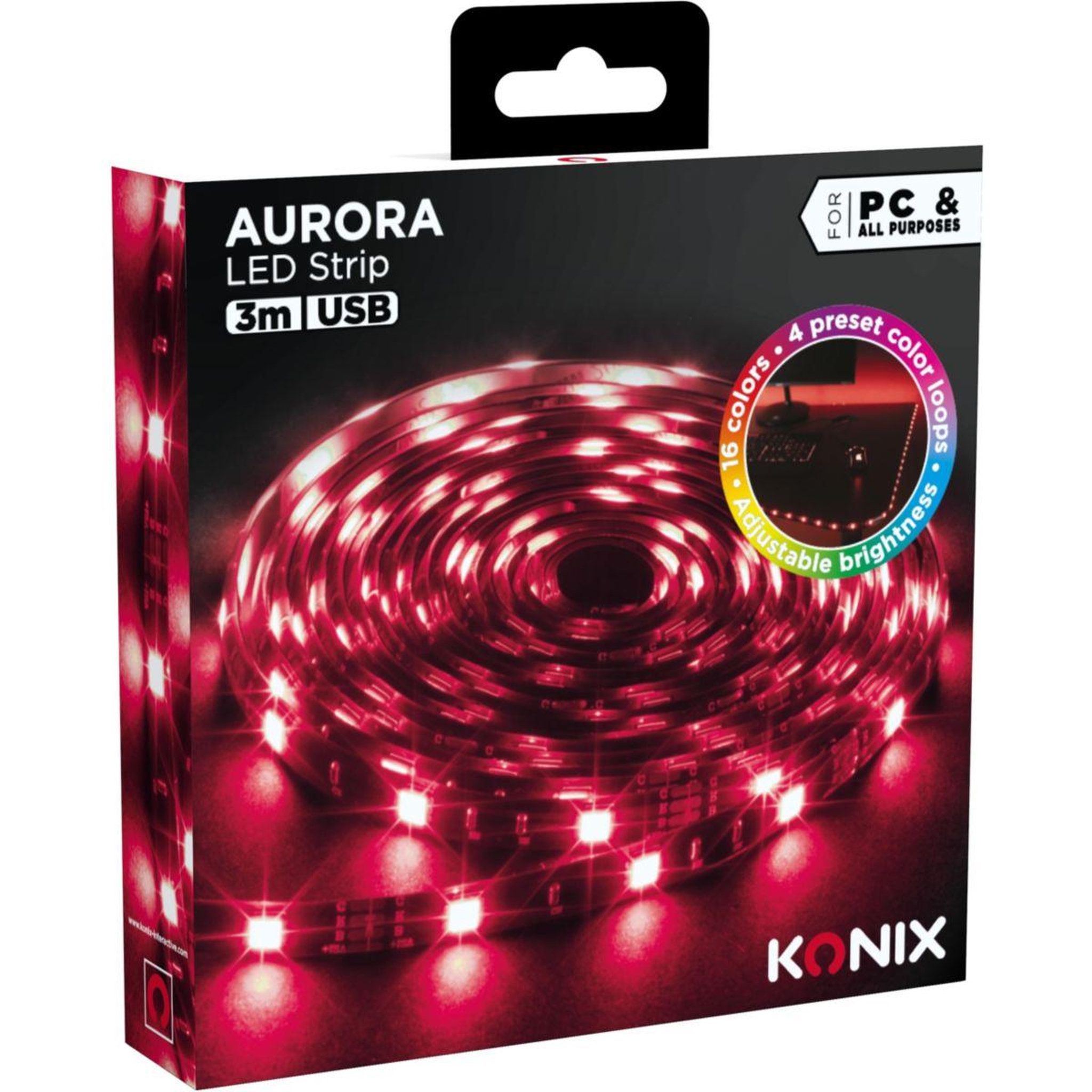 Konix Ruban led drakkar aurora led strip 3m