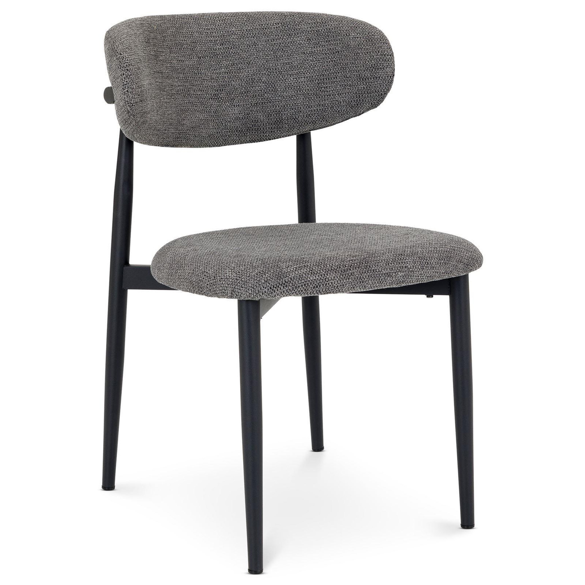 Voir la diapositive 4 : IDIMEX Lot de 2 chaises AZUL de salle à manger en tissu