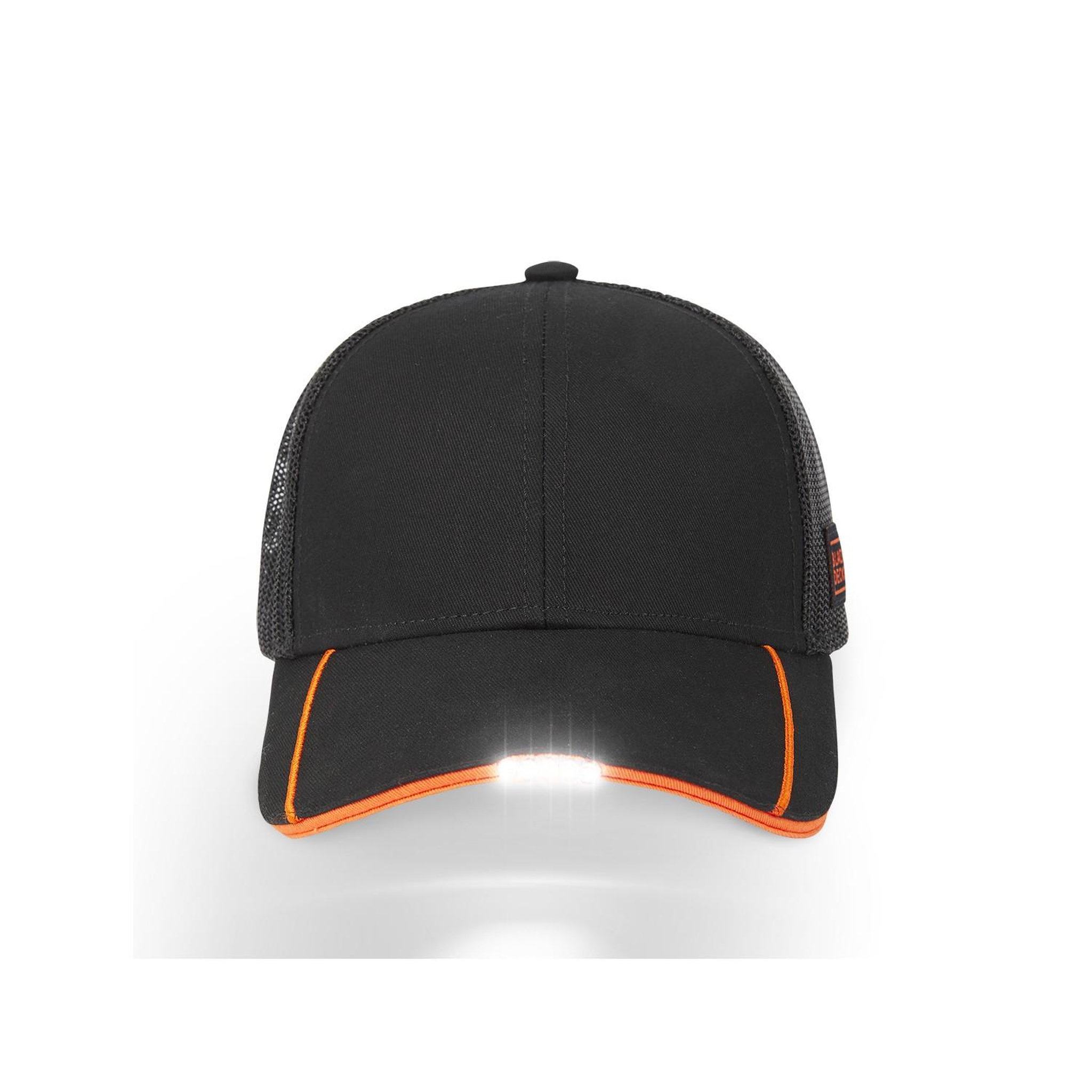 Voir la diapositive 2 : Black et Decker Casquette avec filet Work Homme avec LED