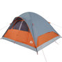 Voir la diapositive 4 : VIDAXL Tente familiale a dome 6 personnes orange impermeable