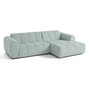 Voir la diapositive 4 : LISA DESIGN Ray - canapé d'angle droit - 4 places - en tissu texturé