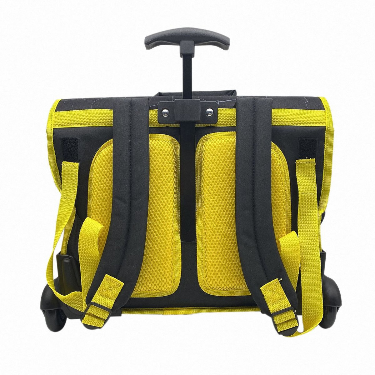 DC COMIC'S Cartable à roulettes 38 cm CP/CE1/CE2 noir et jaune Batman