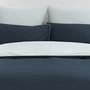 Voir la diapositive 3 : Sensei Maison Housse de couette bicolore en percale coton DOZMARY
