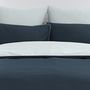 Voir la diapositive 3 : Sensei Maison Housse de couette bicolore en percale coton DOZMARY