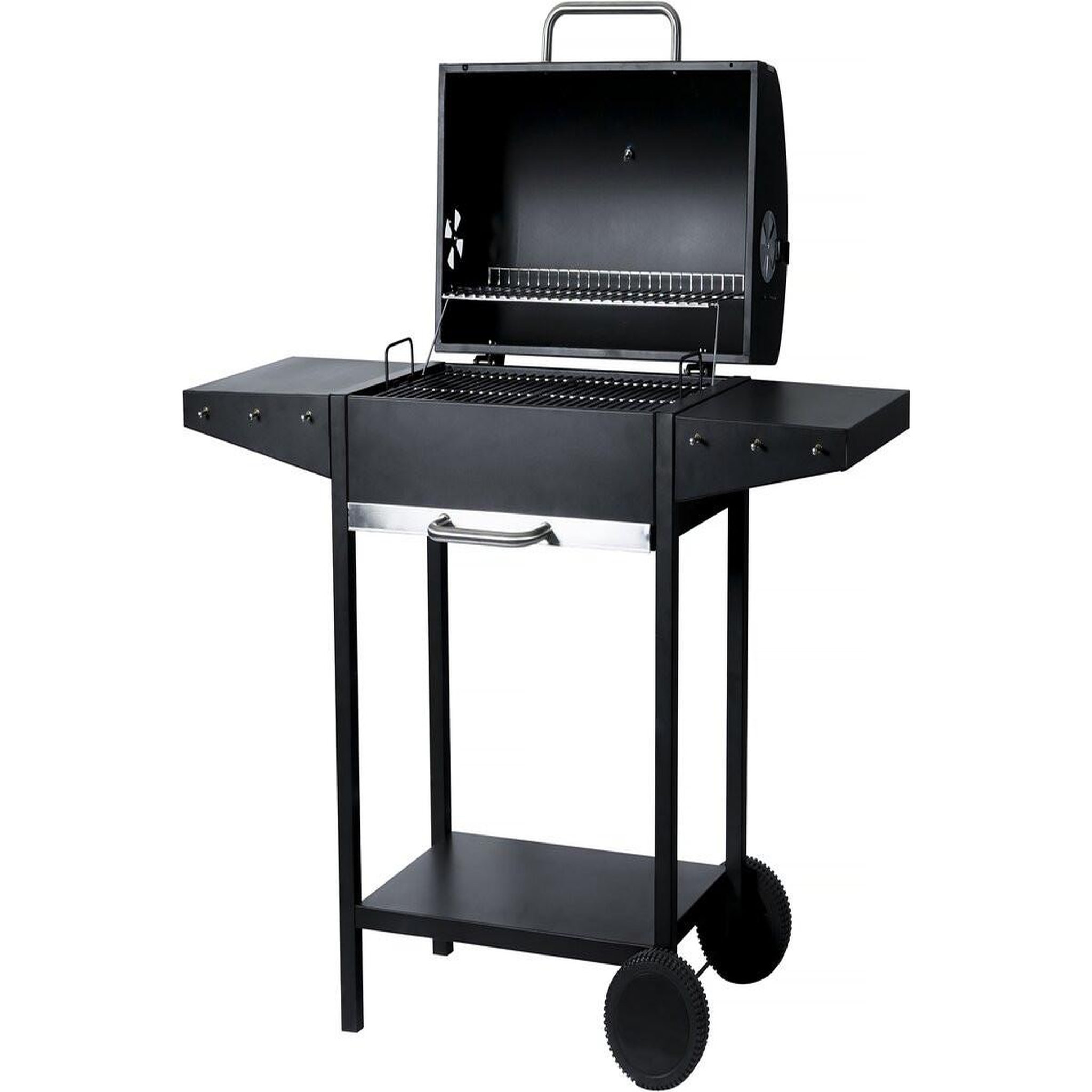 Voir la diapositive 3 : Habitat et Jardin Barbecue charbon de bois  bizon  - 119 x 50 x 101 cm - noir