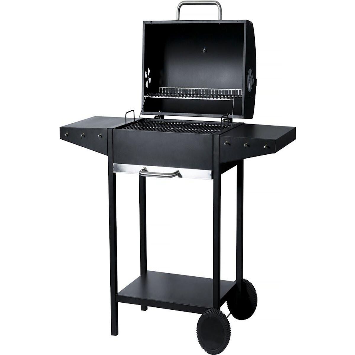 Habitat et Jardin Barbecue charbon de bois  Bizon  - 119 x 50 x 101 cm - Noir