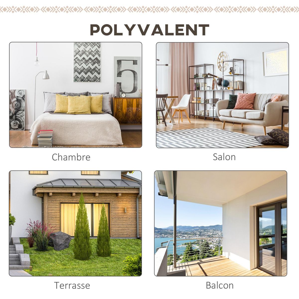 OUTSUNNY Loveuse fauteuil rond de jardin fauteuil lune papasan pliable grand confort macramé coton polyester gris