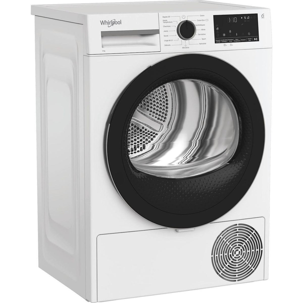 Whirlpool Sèche linge pompe à chaleur CWSD83MWBSFR