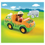 Voir la diapositive 4 : PLAYMOBIL 70182 - 1.2.3 - Vétérinaire avec véhicule et rhinocéros