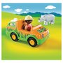 PLAYMOBIL 70182 - 1.2.3 - Vétérinaire avec véhicule et rhinocéros
